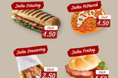 Snackangebote im Überblick